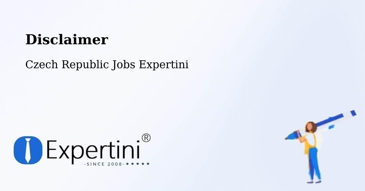 Disclaimer - Czech Republic Jobs Expertini